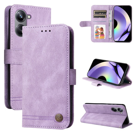 Skin Feel Life Tree Metal Button Leather Phone Case, For Huawei nova Y61, For Realme 10 4G Global, For Realme 10 Pro 5G, For Realme 10 Pro+ 5G