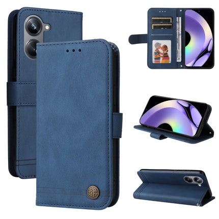 Skin Feel Life Tree Metal Button Leather Phone Case, For Huawei nova Y61, For Realme 10 4G Global, For Realme 10 Pro 5G, For Realme 10 Pro+ 5G