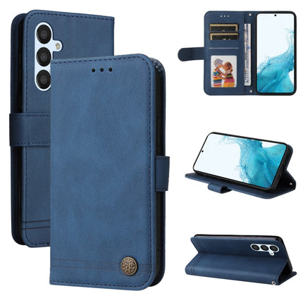 Skin Feel Life Tree Metal Button Leather Phone Case, For Samsung Galaxy A04e, For Samsung Galaxy A34 5G