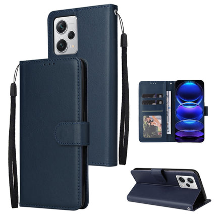 Multifunctional 3 Card Slots Leather Phone Case, For Xiaomi Redmi Note 12 Pro+ China