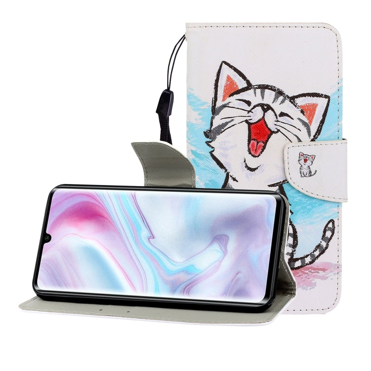 Colored Drawing Horizontal Flip Leather Case with Holder & Card Slot & Wallet, For Galaxy A31