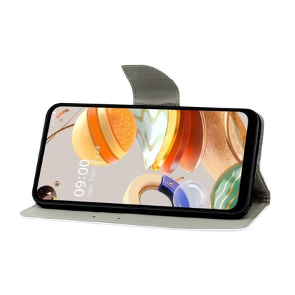 Colored Drawing Horizontal Flip Leather Case with Holder & Card Slot & Wallet