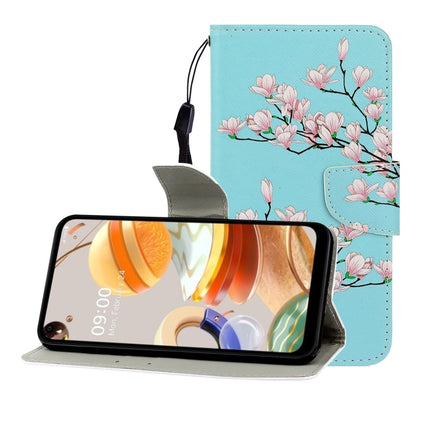Colored Drawing Horizontal Flip Leather Case with Holder & Card Slot & Wallet