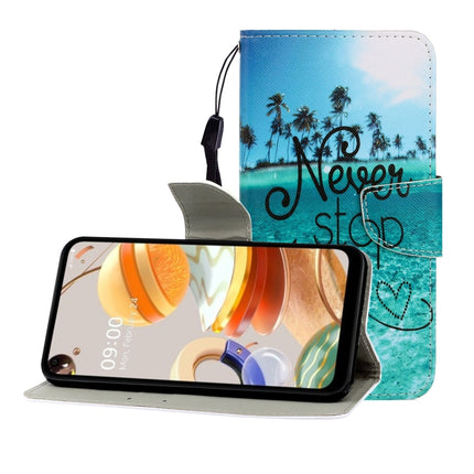 Colored Drawing Horizontal Flip Leather Case with Holder & Card Slot & Wallet