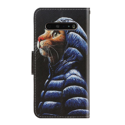 Colored Drawing Horizontal Flip Leather Case with Holder & Card Slot & Wallet