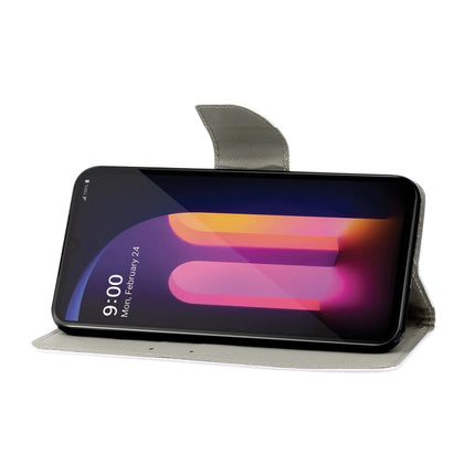 Colored Drawing Horizontal Flip Leather Case with Holder & Card Slot & Wallet