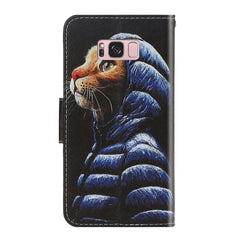Colored Drawing Horizontal Flip Leather Case with Holder & Card Slot & Wallet, For Galaxy S8 Plus