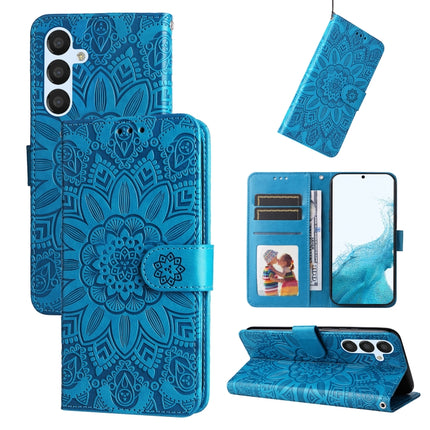 Embossed Sunflower Leather Phone Case, For Samsung Galaxy A04e, For Samsung Galaxy A34 5G