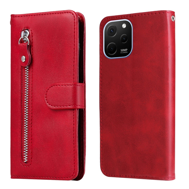 Calf Texture Zipper Leather Phone Case, For Huawei nova Y61, For Realme 10 4G Global, For Realme 10 Pro 5G, For Realme 10 Pro+ 5G