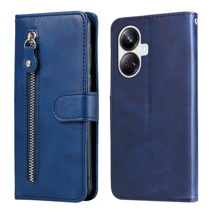 Calf Texture Zipper Leather Phone Case, For Huawei nova Y61, For Realme 10 4G Global, For Realme 10 Pro 5G, For Realme 10 Pro+ 5G