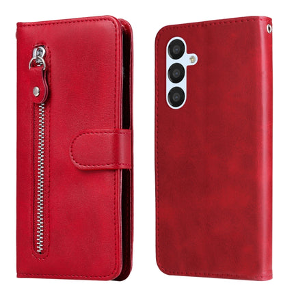 Calf Texture Zipper Leather Phone Case, For Samsung Galaxy A04e, For Samsung Galaxy A34 5G
