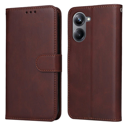 Classic Calf Texture Flip Leather Phone Case, For Huawei nova Y61, For Realme 10 4G Global, For Realme 10 Pro 5G, For Realme 10 Pro+ 5G