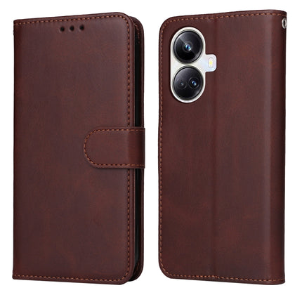 Classic Calf Texture Flip Leather Phone Case, For Huawei nova Y61, For Realme 10 4G Global, For Realme 10 Pro 5G, For Realme 10 Pro+ 5G