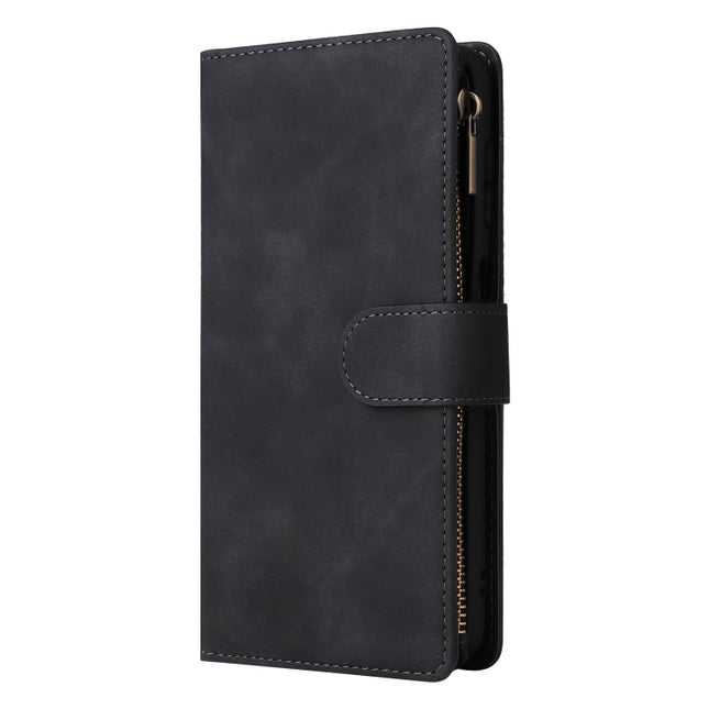 Multifunctional Frosted Zipper Wallet Leather Phone Case, For Samsung Galaxy A22e 5G, For Samsung Galaxy A14 5G