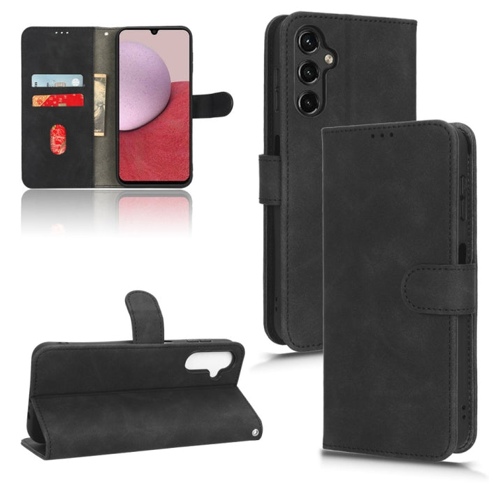 Skin Feel Magnetic Flip Leather Phone Case, For  Samsung Galaxy A14 5G, For Blackview BV5200, For Honor 80 5G, For vivo X90