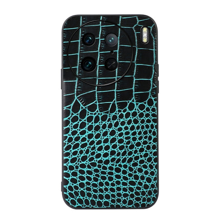 Crocodile Texture Genuine Leather Phone Case, For OPPO Reno9 / Reno9 Pro, For vivo X90 Pro, For Google Pixel Fold