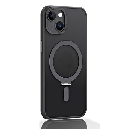 Skin Feel MagSafe Shockproof Protective Phone Case with Holder, For iPhone 14, For iPhone 14 Plus, For iPhone 14 Pro, For iPhone 14 Pro Max