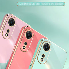 XINLI Straight Edge 6D Electroplate TPU Phone Case, For OPPO A1 Pro 5G, For Realme 10 4G, For Samsung Galaxy Note10+