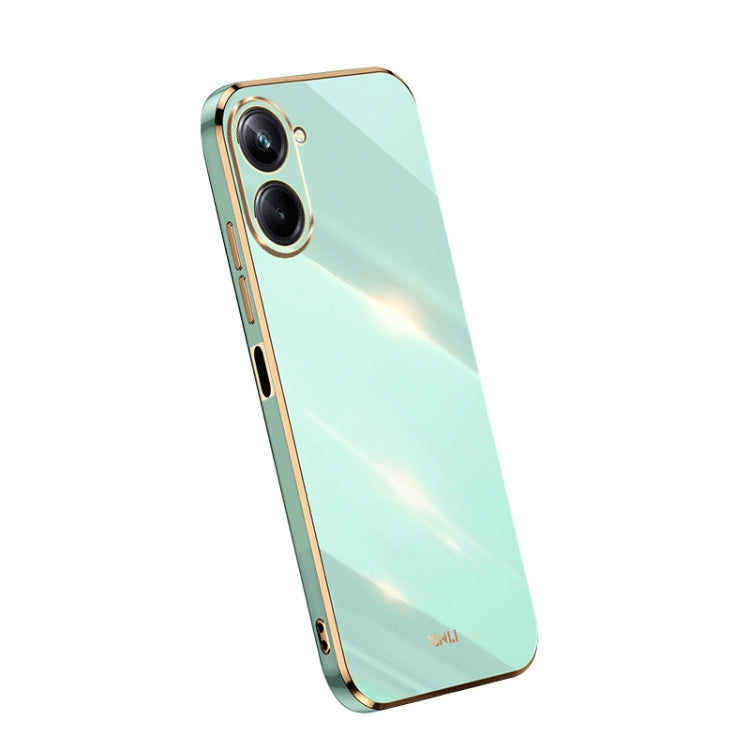 XINLI Straight Edge 6D Electroplate TPU Phone Case, For OPPO A1 Pro 5G, For Realme 10 4G, For Samsung Galaxy Note10+