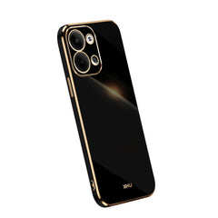 XINLI Straight Edge 6D Electroplate TPU Phone Case, For OPPO Reno9 5G, For Samsung Galaxy A54 5G, For vivo X90 Pro+