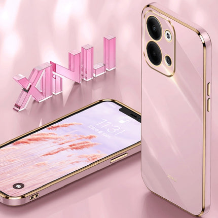XINLI Straight Edge 6D Electroplate TPU Phone Case