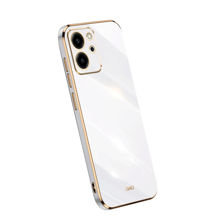 XINLI Straight Edge 6D Electroplate TPU Phone Case, For Honor 80 SE 5G