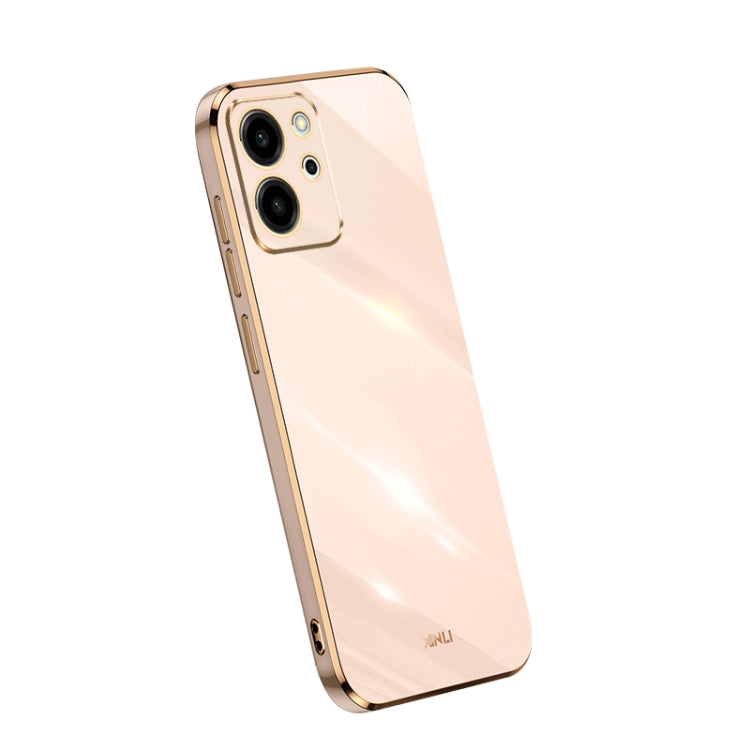 XINLI Straight Edge 6D Electroplate TPU Phone Case, For Honor 80 SE 5G