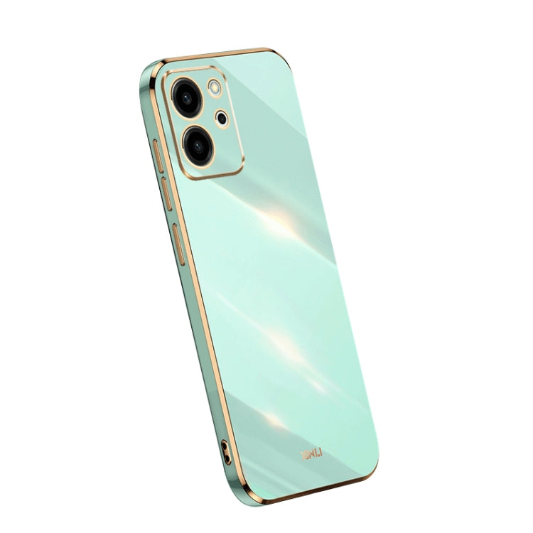 XINLI Straight Edge 6D Electroplate TPU Phone Case, For Honor 80 SE 5G