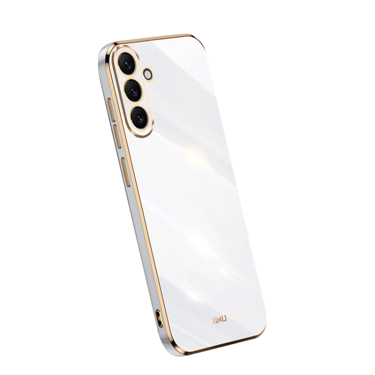 XINLI Straight Edge 6D Electroplate TPU Phone Case, For OPPO Reno9 5G, For Samsung Galaxy A54 5G, For vivo X90 Pro+