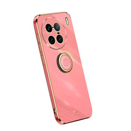 XINLI Straight Edge Electroplate TPU Phone Case with Ring, For Samsung Galaxy A54 5G, For vivo X90 Pro+, For Samsung Galaxy Note10+