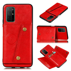 PU + TPU Shockproof Magnetic Protective Case with Card Slots, For Huawei RY30S