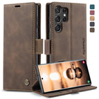 For Samsung Galaxy S23 Ultra 5G / Coffee