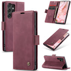 For Samsung Galaxy S23 Ultra 5G / Wine Red