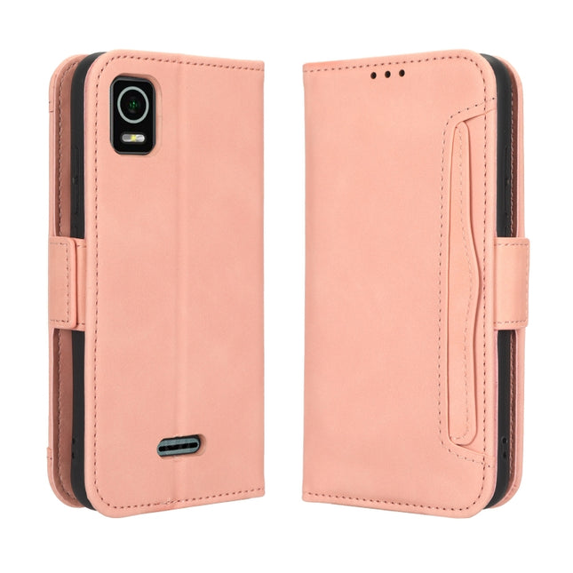 Skin Feel Calf Texture Card Slots Leather Phone Case, For Cricket Debut Smart, For Cricket Icon 4, For Cricket Innovate E 5G, For OPPO A1 Pro