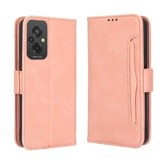 Skin Feel Calf Texture Card Slots Leather Phone Case, For Xiaomi Redmi 11 Prime 4G, For Xiaomi Redmi A1+, For Xiaomi Redmi Note 12 5G China, For Xiaomi Redmi Note 12 Pro 5G