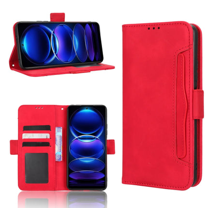 Skin Feel Calf Texture Card Slots Leather Phone Case, For Xiaomi Redmi 11 Prime 4G, For Xiaomi Redmi A1+, For Xiaomi Redmi Note 12 5G China, For Xiaomi Redmi Note 12 Pro 5G