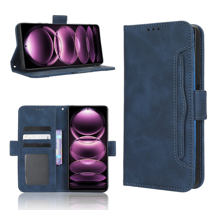 Skin Feel Calf Texture Card Slots Leather Phone Case, For Xiaomi Redmi 11 Prime 4G, For Xiaomi Redmi A1+, For Xiaomi Redmi Note 12 5G China, For Xiaomi Redmi Note 12 Pro 5G