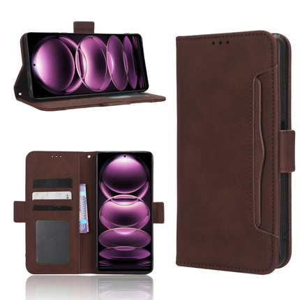 Skin Feel Calf Texture Card Slots Leather Phone Case, For Xiaomi Redmi 11 Prime 4G, For Xiaomi Redmi A1+, For Xiaomi Redmi Note 12 5G China, For Xiaomi Redmi Note 12 Pro 5G