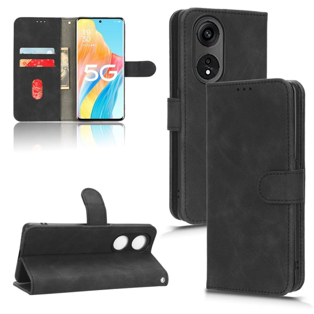 Skin Feel Magnetic Flip Leather Phone Case, For OPPO A1 Pro, For Realme 10 Pro, For TCL ION Z, For Tecno Pova 4