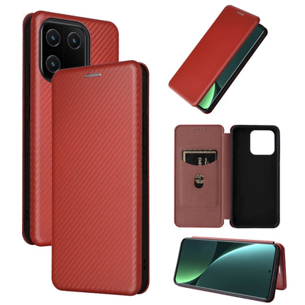 Carbon Fiber Texture Flip Leather Phone Case, For Xiaomi Redmi 11 Prime 4G, For Xiaomi 13
