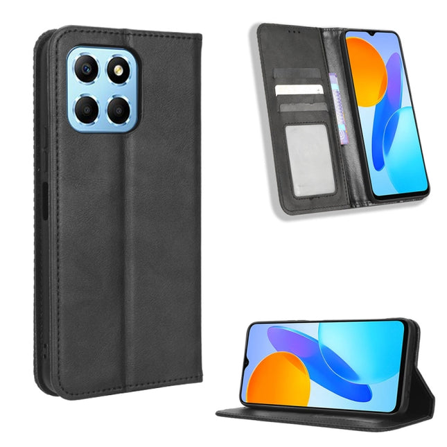 Magnetic Buckle Retro Texture Leather Phone Case, For Honor Play 6C / X8 5G / X6 4G, For Honor X20 SE / Huawei nova 10z, For Xiaomi 12T Pro, For Xiaomi Civi 2 5G / 12 Lite NE, For Umidigi G1