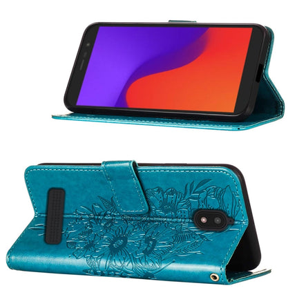 Embossed Butterfly Flip Leather Phone Case, For BLU View 2 2022 / 2020, For Infinix Hot 20 4G X6826, For Infinix Hot 20 5G X666 / X66B