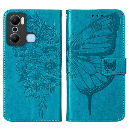 Embossed Butterfly Flip Leather Phone Case, For Infinix Hot 20 Play, For Infinix Hot 20S / 20 Pro X6827, For Infinix Smart 7 X6515