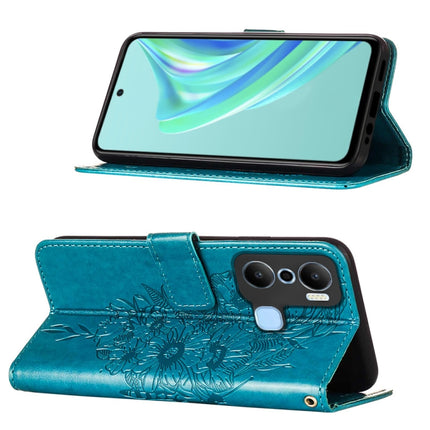 Embossed Butterfly Flip Leather Phone Case, For Infinix Hot 20 Play, For Infinix Hot 20S / 20 Pro X6827, For Infinix Smart 7 X6515