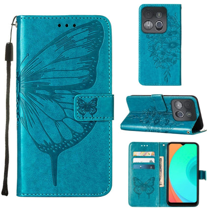 Embossed Butterfly Flip Leather Phone Case, For Infinix Hot 20 Play, For Infinix Hot 20S / 20 Pro X6827, For Infinix Smart 7 X6515