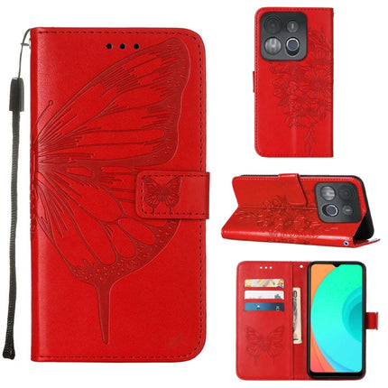 Embossed Butterfly Flip Leather Phone Case, For Infinix Hot 20 Play, For Infinix Hot 20S / 20 Pro X6827, For Infinix Smart 7 X6515