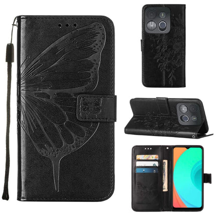 Embossed Butterfly Flip Leather Phone Case, For Infinix Hot 20 Play, For Infinix Hot 20S / 20 Pro X6827, For Infinix Smart 7 X6515