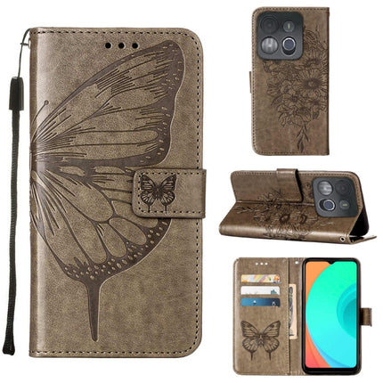 Embossed Butterfly Flip Leather Phone Case, For Infinix Hot 20 Play, For Infinix Hot 20S / 20 Pro X6827, For Infinix Smart 7 X6515