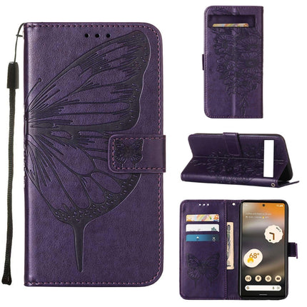 Embossed Butterfly Flip Leather Phone Case, For Tecno Pova Neo 2 LG6N, For Google Pixel 7a, For Samsung Galaxy A04e
