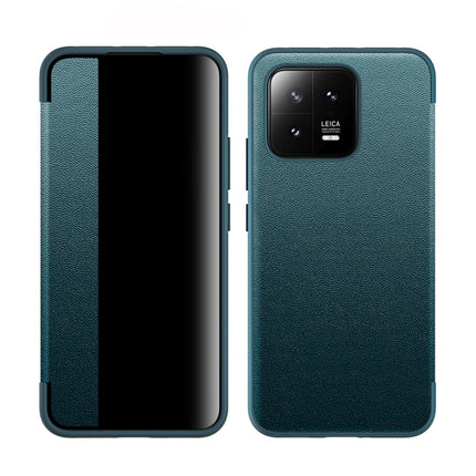 Magnetic Side Window View Shockproof Horizontal Flip Leather Case, For vivo X90 Pro+, For Xiaomi 13, For vivo X90